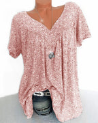 Dames casual short-sleeve top - stijlvolle en elegante blouse