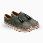 Dames sneakers - stijlvolle instapschoenen met kwastjes