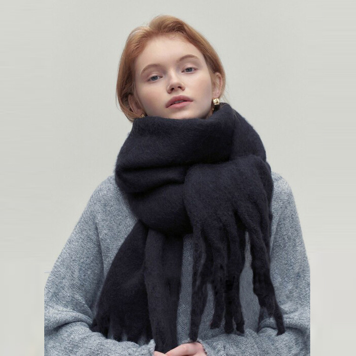 Wollen sjaal - luxe zachte dames winterwrap - Bakkermode.nl