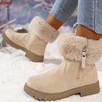 Dames enkellaarsjes - warme en gezellige winterfootwear