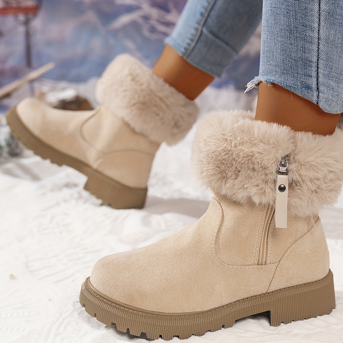 Dames enkellaarsjes - warme en gezellige winterfootwear