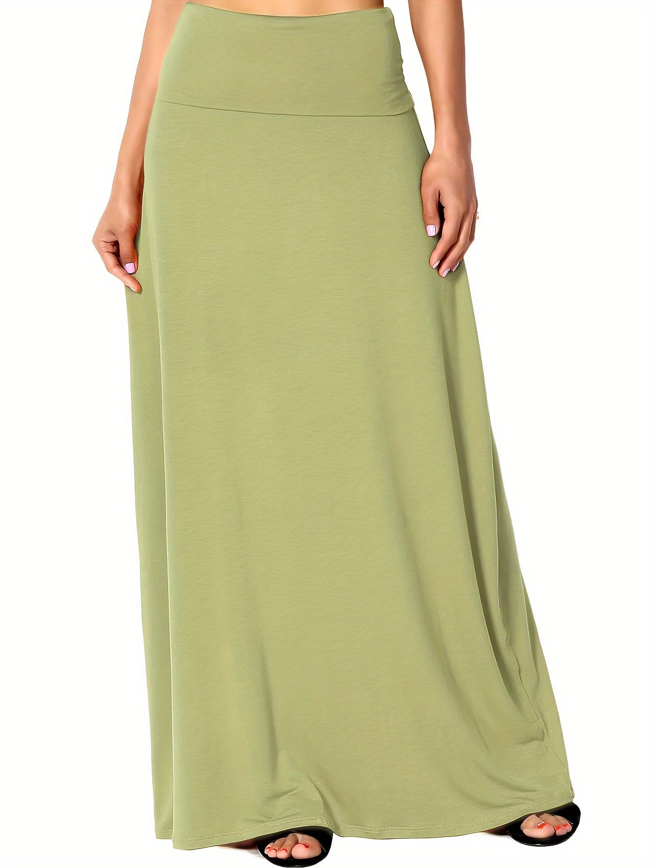 Maxi rok - verfijnde hoge taille dames rok