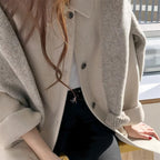 Oversized wolmix jas - trendy dames buitenkleding