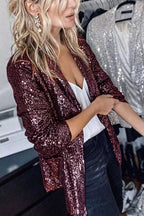 Dames sequin blazer - elegante avondjas met stijl voor bijzondere gelegenheden