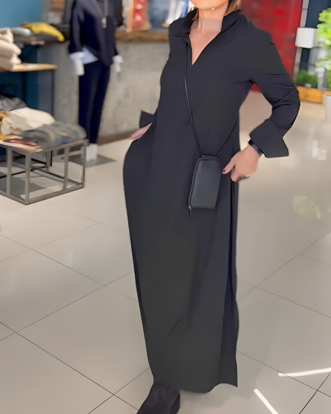 Lange maxi jurk - elegante casual damesjurk