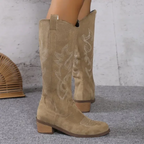 Cowboylaarzen - stijlvolle dames kniehoge westernschoenen