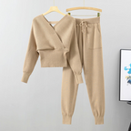 2-delige cross-body set - stijlvolle dames loungewear set - Bakkermode.nl