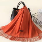 Kasjmieren winterash shawl - luxe dameswrap - Bakkermode.nl