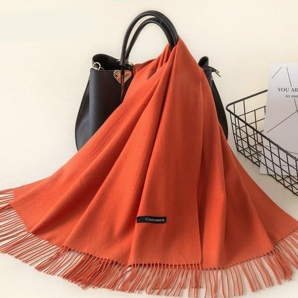 Kasjmieren winterash shawl - luxe dameswrap - Bakkermode.nl