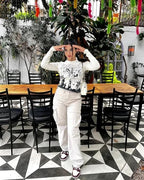 Dames cargo broeken - lichtgewicht casual broek met relaxed rechte snit voor dagelijks gebruik