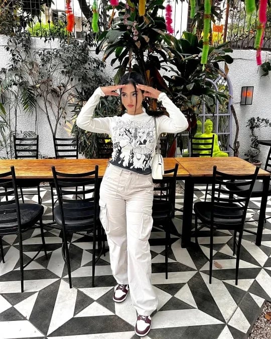 Dames cargo broeken - lichtgewicht casual broek met relaxed rechte snit voor dagelijks gebruik