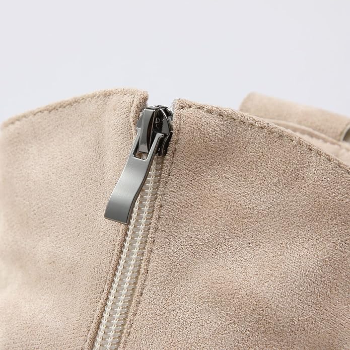 Enkellaarzen - stijlvolle dames suède slouchy winterboots