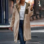 Gewatteerde jas voor dames - halflange jas met capuchon - Bakkermode.nl