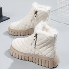 Gequilte enkelboots - warme winterfootwear voor dames