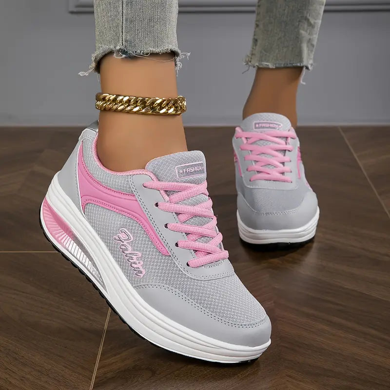 Dames fashion sneakers - stijlvolle sneakers voor elke dag van kwaliteitsmateriaal