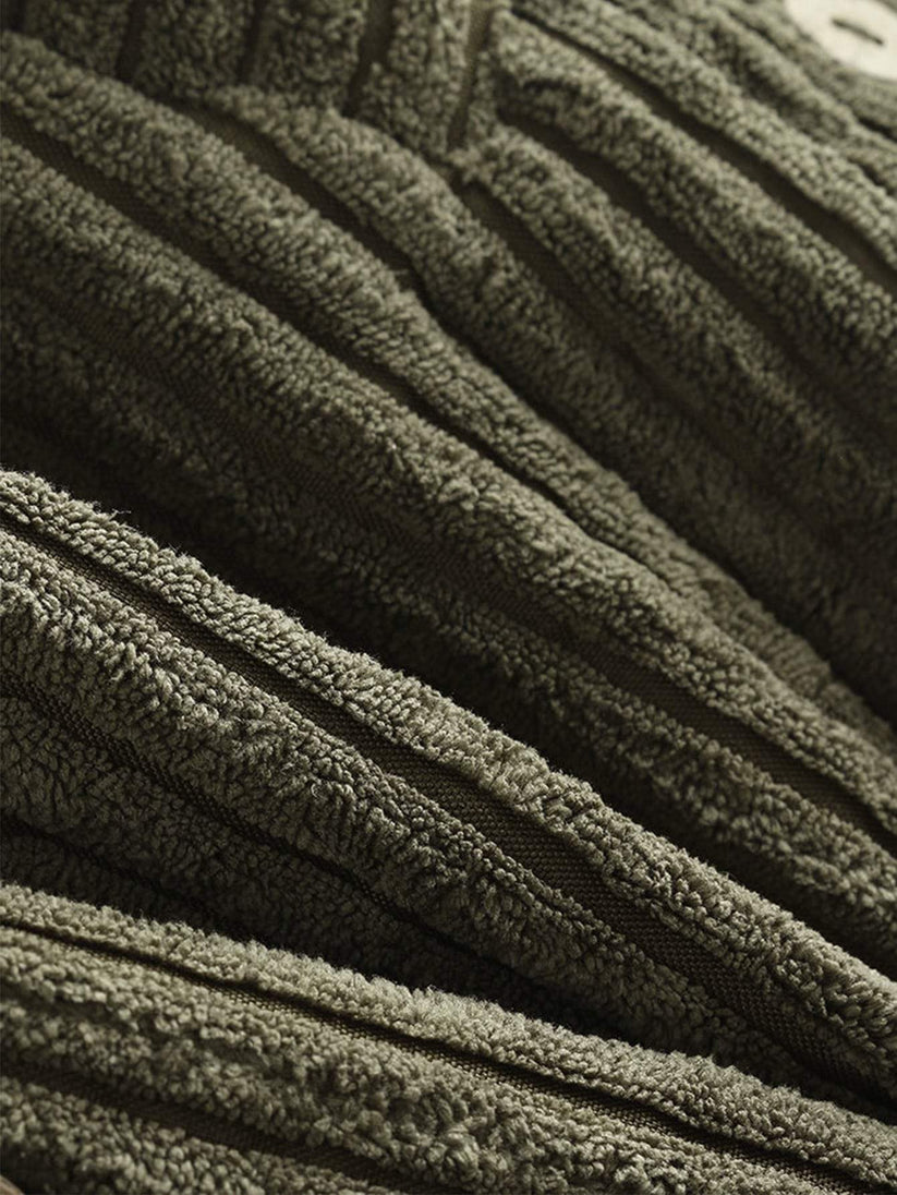 Hooded ribbed jas - stijlvolle dames oversized high-low jacket