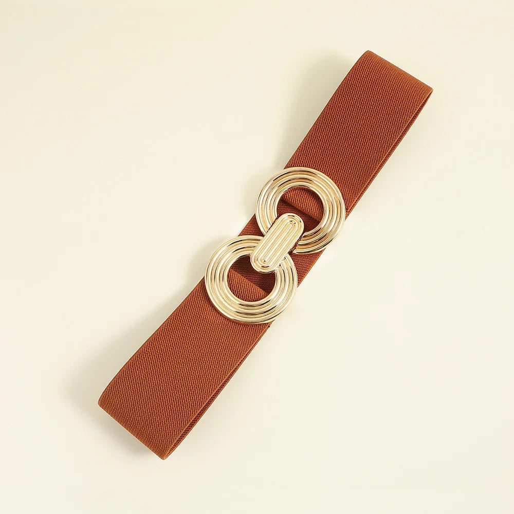 Brede elastische riem - stijlvolle damesaccessoire - Bakkermode.nl