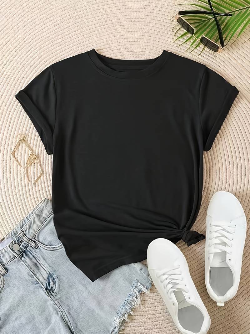 Dames t-shirt met relaxte pasvorm - zachte stof voor casual dagen