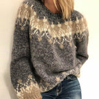 Chunky gebreide trui - gezellige dames pullover