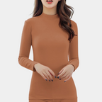 2-delige set - zachte lange mouwen top en leggings voor dames