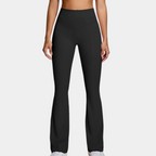 Dames flared leggings met hoge taille - stretchy yoga broeken voor een actieve levensstijl