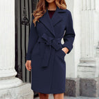 Trenchcoat - klassieke damesmantel met riem