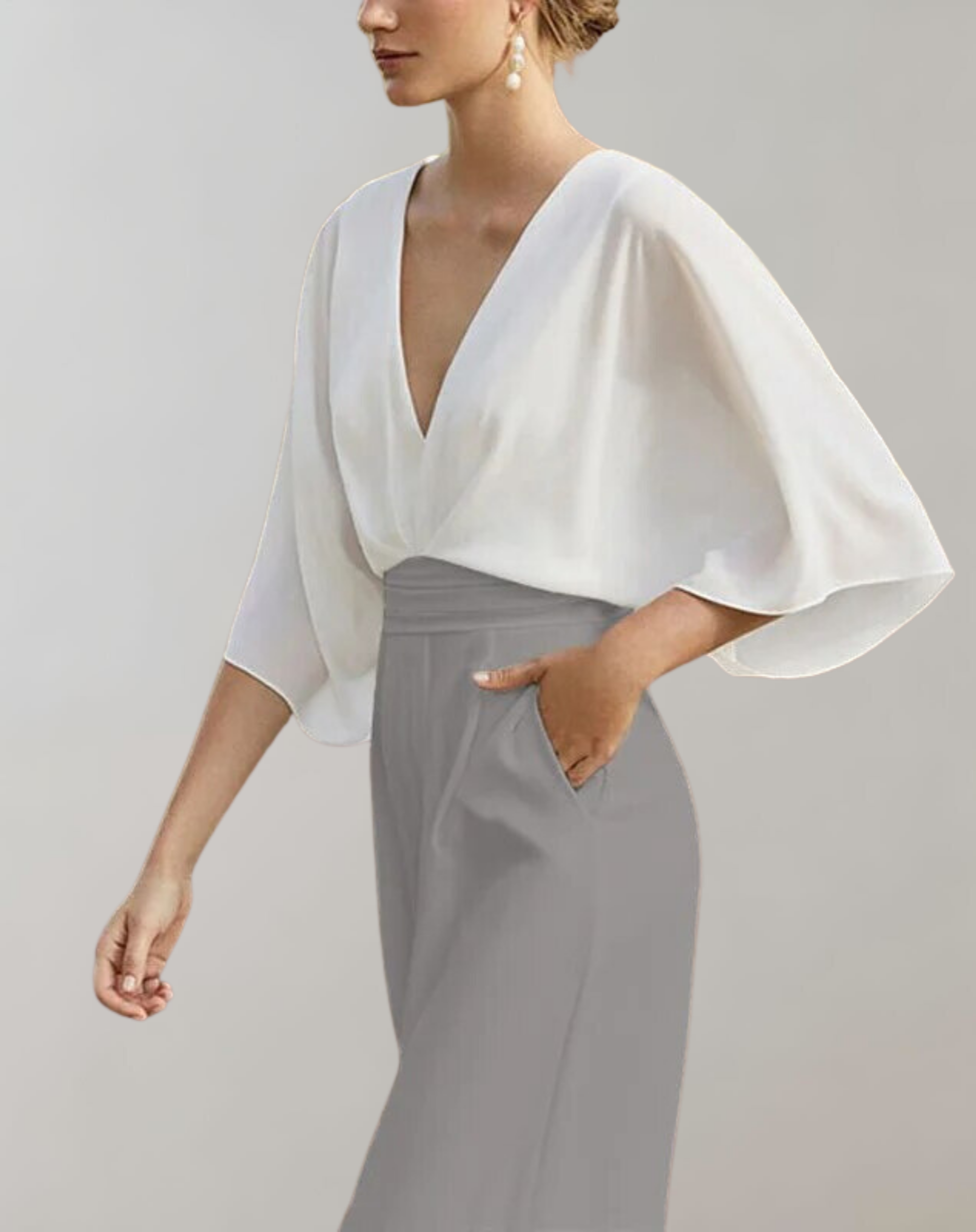 Brede-pijpen jumpsuit - stijlvol damesoutfit voor speciale gelegenheden