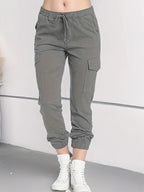 Dames sweatpants in relaxte pasvorm met functionele zakken - dagelijkse casual wear