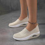 Slip-on sneakers - gezellige dames luchtkussen schoenen