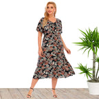 Zomerjurk met Bloemenprint - Bakkermode.nl