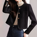 Tweed jasje - stijlvolle cropped blazer voor dames