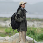 Waterdichte oversized jas - stijlvolle damesouterwear voor elke gelegenheid