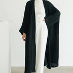 Gebreid vest - lang oversized damestrui