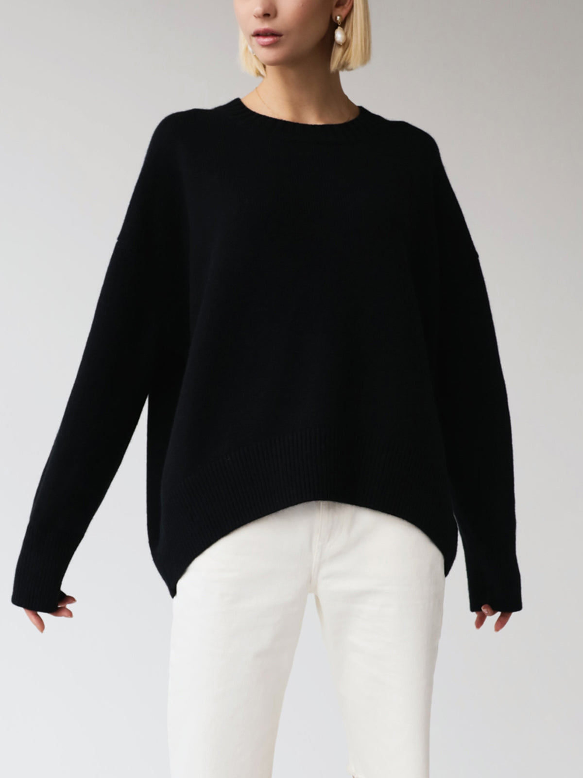 Gebreide trui - gezellige oversized knit top voor dames