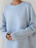 Gebreide trui - gezellige oversized knit top voor dames