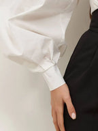 Asymmetrisch off-shoulder top - stijlvolle witte blouse voor dames