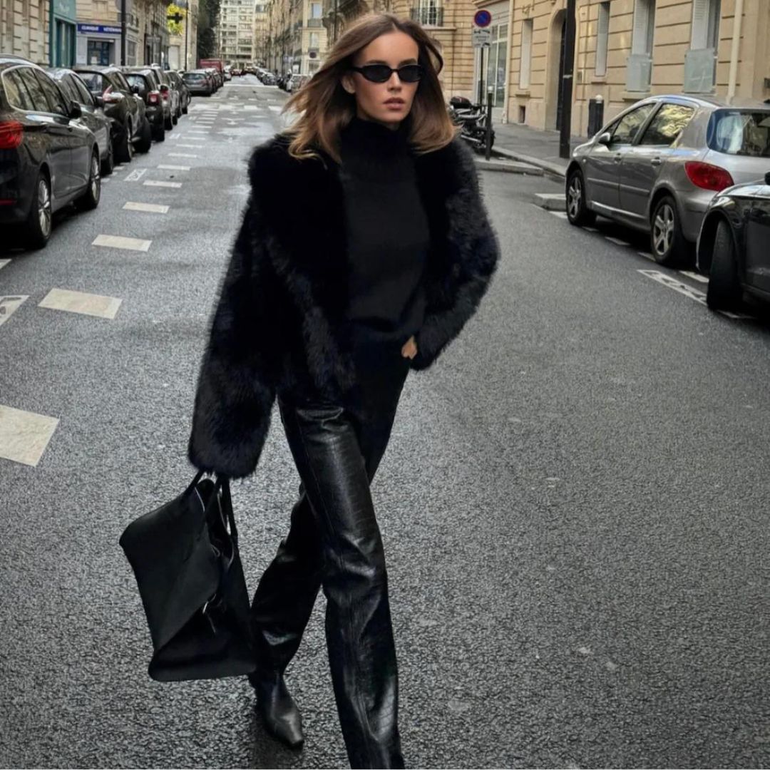 Dames winterjas van imitatiebont - luxe en stijlvolle keuze - Bakkermode.nl