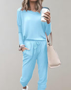 2-delige loungewear set - gezellige top en broek voor dames
