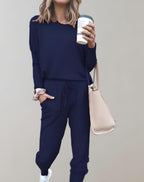 2-delige loungewear set - gezellige top en broek voor dames