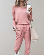 2-delige loungewear set - gezellige top en broek voor dames