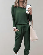 2-delige loungewear set - gezellige top en broek voor dames