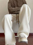 Brede pijpen corduroy broeken - gezellige casual broeken voor dames - Bakkermode.nl