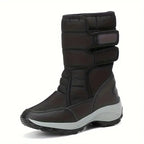 Dames winterlaarzen - geïsoleerde mid-tube snowboots voor buitenplezier - Bakkermode.nl