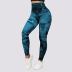 Hoge taille legging - trendy distressed dameslegging
