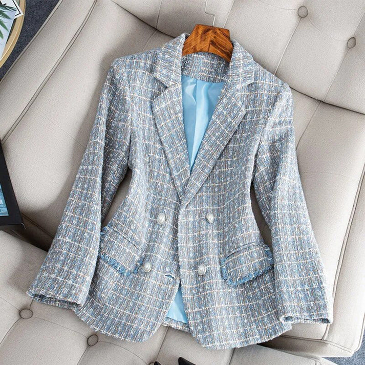 Dames tweed blazer - elegante zakelijke look met veelzijdige stijl