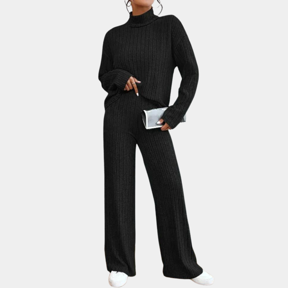 2-delige gebreide lounge set - fijne outfit voor dames