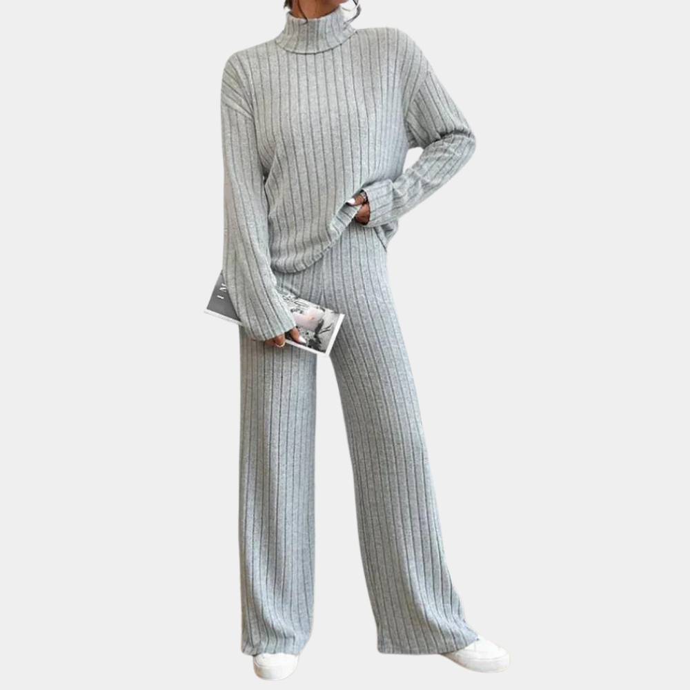 2-delige gebreide lounge set - fijne outfit voor dames