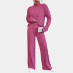 2-delige gebreide lounge set - fijne outfit voor dames