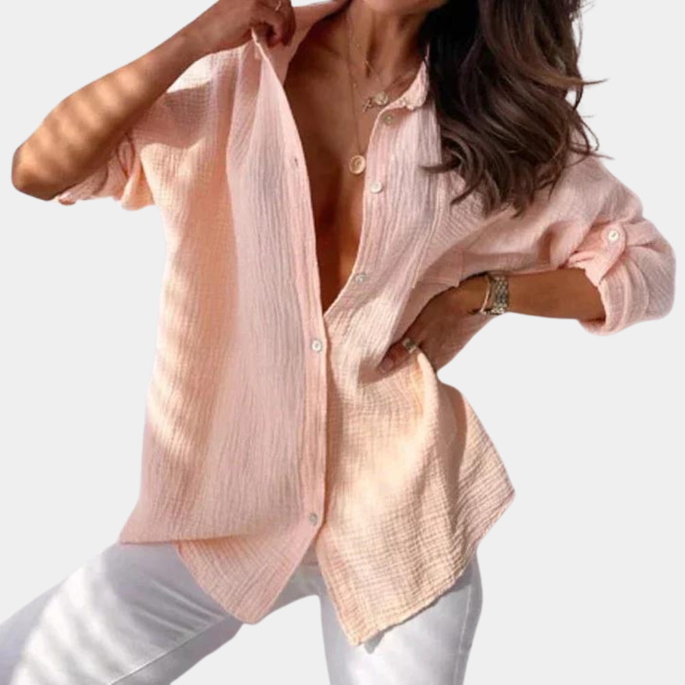 Casual overhemd - zachte en ademende blouse voor dames