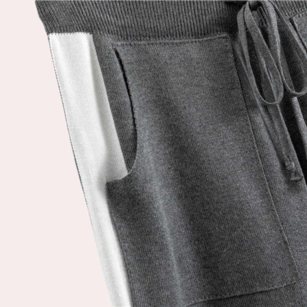 2-delige gebreide loungewear set - stijlvolle dames trui en broek